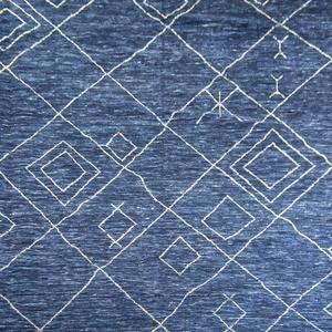 Temp: Handmade Wool Modern Blue Rug 308cm x 429cm