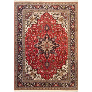 Super Fine Hand-knotted Wool Tabriz Persian Rug 307cm x 404cm