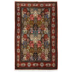 Fine Hand-knotted Qum Persian Rug 208cm x 326cm