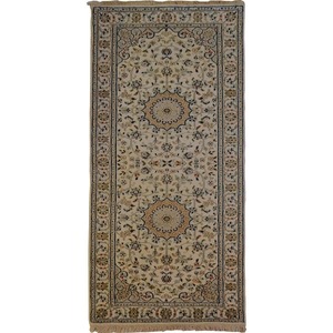 Persian: Fine Hand-knotted Hallway Runner 84cm x 204cm
