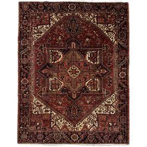 Fine Hand-knotted Wool Gravan (Heriz) Persian Rug 260cm x 334cm