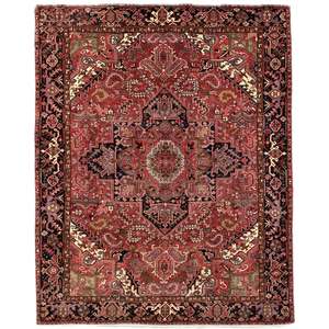 Fine Hand-knotted Wool Gravan Heriz Persian Rug 260cm x 339cm