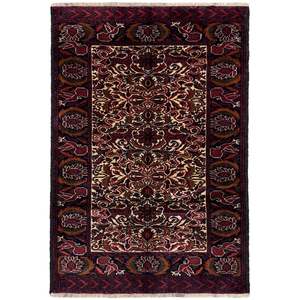 Fine Handmade Wool Baluchi Persian Small Rug 88cm x 128cm