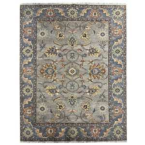 Hand-knotted Wool Oushak Rug 248cm x 319cm