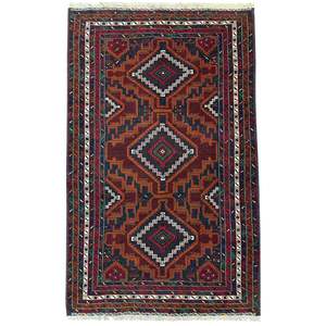 Fine Hand-knotted Baluchi Wool Persian Rug 128cm x 190cm