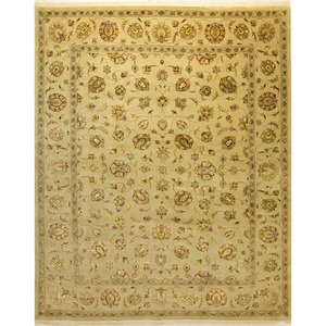 Fine Hand-knotted Wool & Silk Kashan Rug 240cm x 305cm