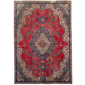Wool Rugs: Hand-knotted Vintage Persian Rug 216cm x 315cm
