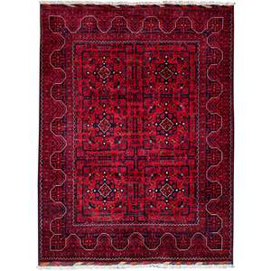 Fine Hand-knotted Traditional Wool Rug 148cm x 197cm