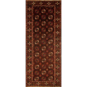 Fine Hand-knotted Wool Baluchi Persian Runner 114cm x 292cm