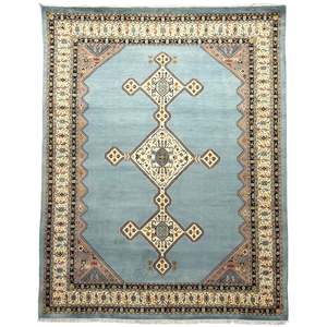 Wool Rugs: Fine Hand-knotted Kazakh Design Wool Rug 245cm x 310cm