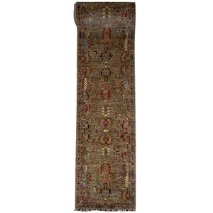 Fine Hand-knotted Nomad Heritage Wool Runner 86cm x 954cm