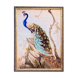 Fine Hand-Knotted Peacock Rug 171cm x 248cm