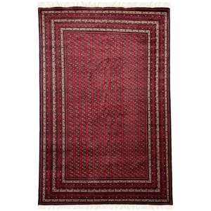 Wool Rugs: Super Fine Hand knotted Wool Turkmen Rug 195cm x 285cm