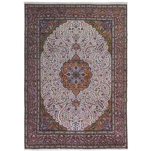 Persian Tabriz Rug Hand-Knotted Wool Medallion Design 299cm x 394cm