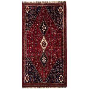 Fine Hand-knotted Wool Shiraz Persian Rug 204cm x 390cm