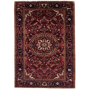 Fine Hand-knotted Wool Gravan (Heriz) Persian Rug  261cm x 348cm