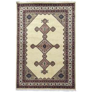 Fine Handmade Wool Cream Rug  170cm x 250cm
