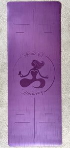 YOGA MAT Combo PURPLE (mat, belt, block and bag - your necessary ultimate yoga g&hellip;