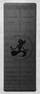YOGA MAT Combo DARK GRAY (mat, belt, block and bag - your necessary ultimate yog&hellip;
