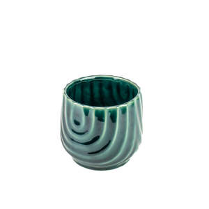 Teal Bravia Pot 12cm