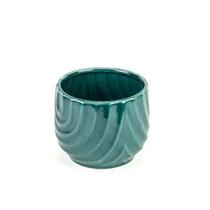Pots: Teal Bravia Pot 14cm