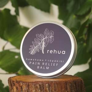 Products: Kawakawa and Tūpākihi Pain Relief Balm