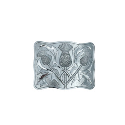 Highland Dress: Thistle Kilt Buckle