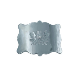 Highland Dress: Single Thistle Kilt Buckle