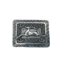 Highland Dress: Stag Kilt Buckle