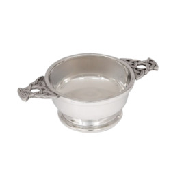 4" Plain Pewter Quaich