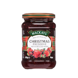 MacKays Christmas Preserve with Mulled Wine