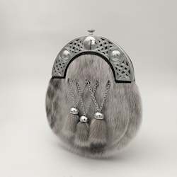 Dress Sporran - Chrome Cross Chain