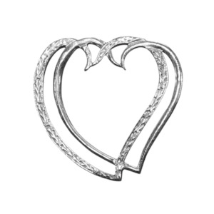 Double Heart Luckenbooth Brooch