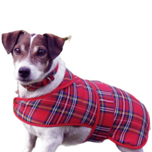 Christmas Collection: Tartan Dog Coat