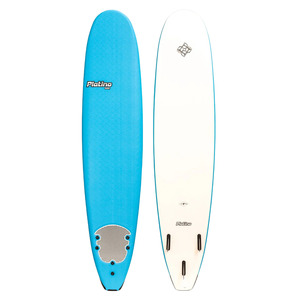 8ft Platino Soft Top Surfboard [AZURE BLUE & WHITE]