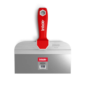 Products: Intex PlasterX Stainless Steel Taping Knife with MegaGrip Handle x 250mm 10in