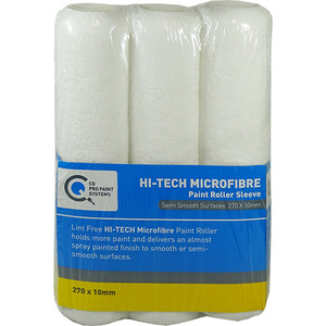 Products: CQ Hi-Tech Microfibre Roller Sleeve 230mm x 16mm 3 Pack