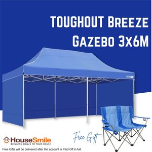 Products: TOUGHOUT Breeze Gazebo 3x6M – HouseSmile