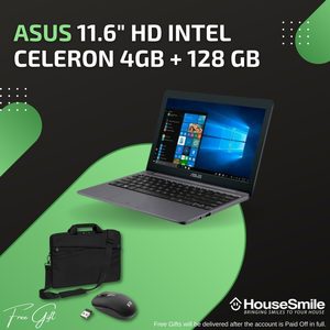 Products: ASUS 11.6″ HD Intel Celeron 4GB + 128 GB – HouseSmile