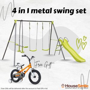 Products: 4 In 1 Metal Swing Set – HouseSmile