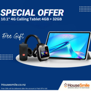 10.1″ 4G Tablet 4GB + 32 GB – HouseSmile
