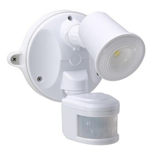 Products: LED Spotlight 10W with Motion Sensor (White) Security Lighting