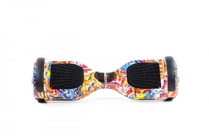 6.5" Wheel Self Balancing Scooter Electric Hoverboard-Orange Graffiti