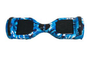 6.5" Wheel Electric Hoverboard with Bluetooth + Free Carry Bag- Camouflage Blue