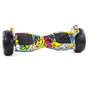 Products: 8.5" Off Road Hoverboard NS8, Powerful Motor & monster Tyres – Hiphop Style [Free Carry Bag & Bluetooth] - Hoverboards NZ
