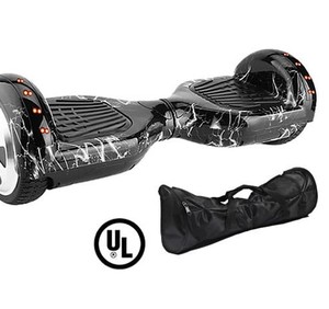 Hoverboard Electric Scooter 6.5 inch – Lighting Black Style + LED lights [Free&hellip;