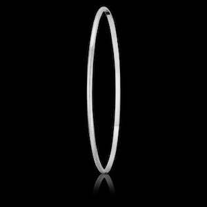 Sterling Silver 3mm Round Bangle