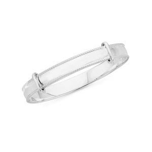 Sterling Silver Expandable Baby Bangle