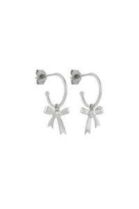Earrings: Karen Walker Bow Hoop Earrings