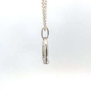 Necklace: Sterling Silver Stirrup Pendant and chain